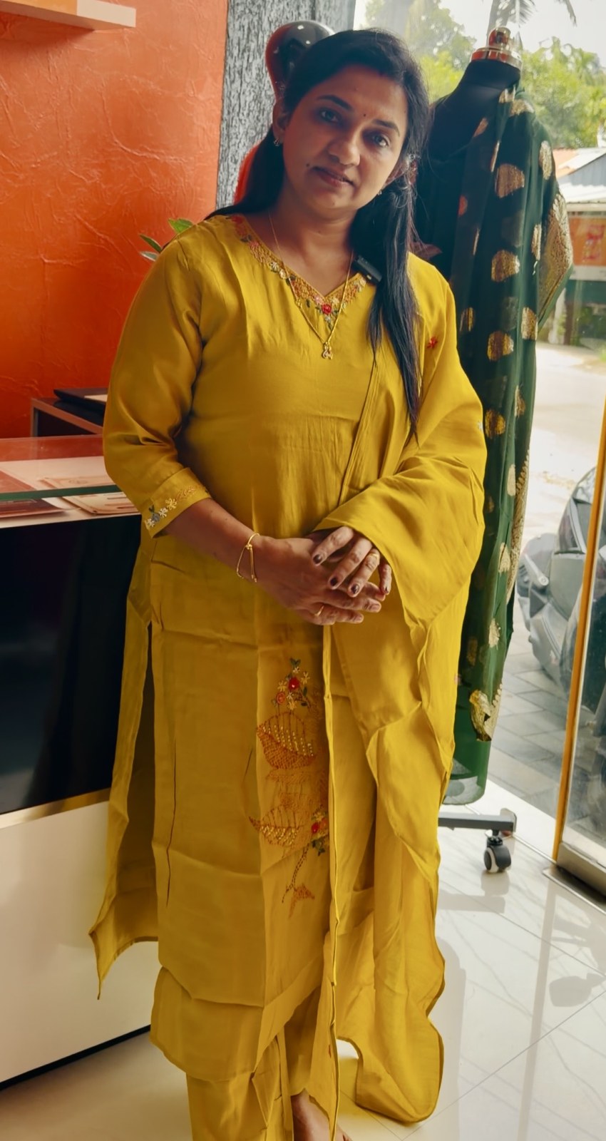 Three piece premium kurtha set
